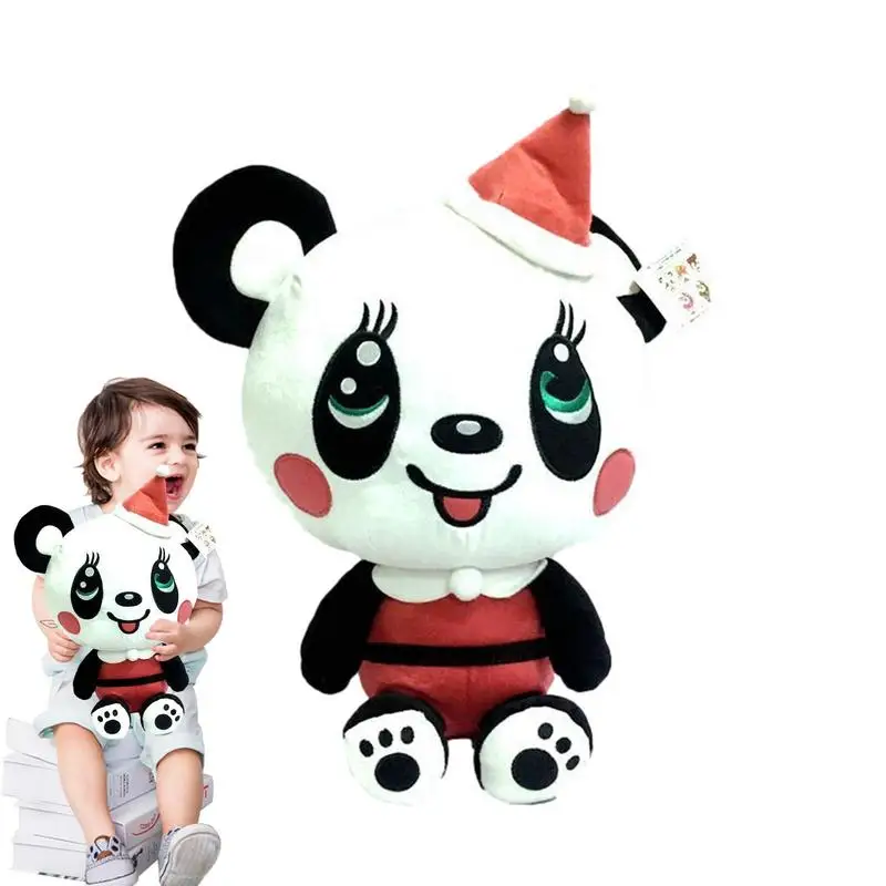 

Holiday Stuffed Animals 32cm Cute Animal Plush Toys Christmas Stuffed Animal With Santa Hat Panda Bunny Plush Toy For Kids