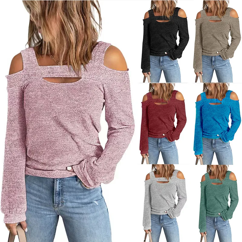 Casual Loose Women T Shirt Long Sleeve Sexy Off Shoulder Shirt Blouse Long Sleeves Solid Tops Y2K Streetwear Spring Autumn 2022
Casual Loose Women T Shirt Long Sleeve Sexy Off Shoulder Shirt Blouse Long Sleeves Solid Tops Y2K Streetwear Spring Autumn 2022