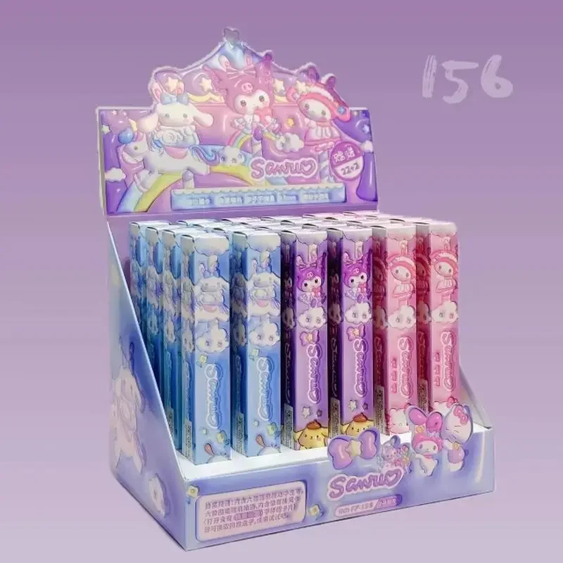 Sanrio24pcs Gel Pens New Expansion Kuromi Cinnamoroll My Melody Office Water-based Pen 0.5mm Black Student Stationery Wholesale
Sanrio24pcs Gel Pens New Expansion Kuromi Cinnamoroll My Melody Office Water-based Pen 0.5mm Black Student Stationery Wholesale