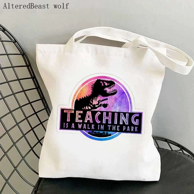 Teacher supplies Shopper bag small Purple dinosaur Teacher Bag Harajuku Canvas Shopper Bag girl handbag Shoulder Lady gift Bag
Teacher supplies Shopper bag small Purple dinosaur Teacher Bag Harajuku Canvas Shopper Bag girl handbag Shoulder Lady gift Bag