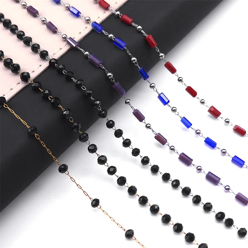 Fashion Bohemian Crystal Chain Necklace for Women Stainless Steel Gold Sliver Color Treand Creative Colorful Accessories Jewelry
Fashion Bohemian Crystal Chain Necklace for Women Stainless Steel Gold Sliver Color Treand Creative Colorful Accessories Jewelry