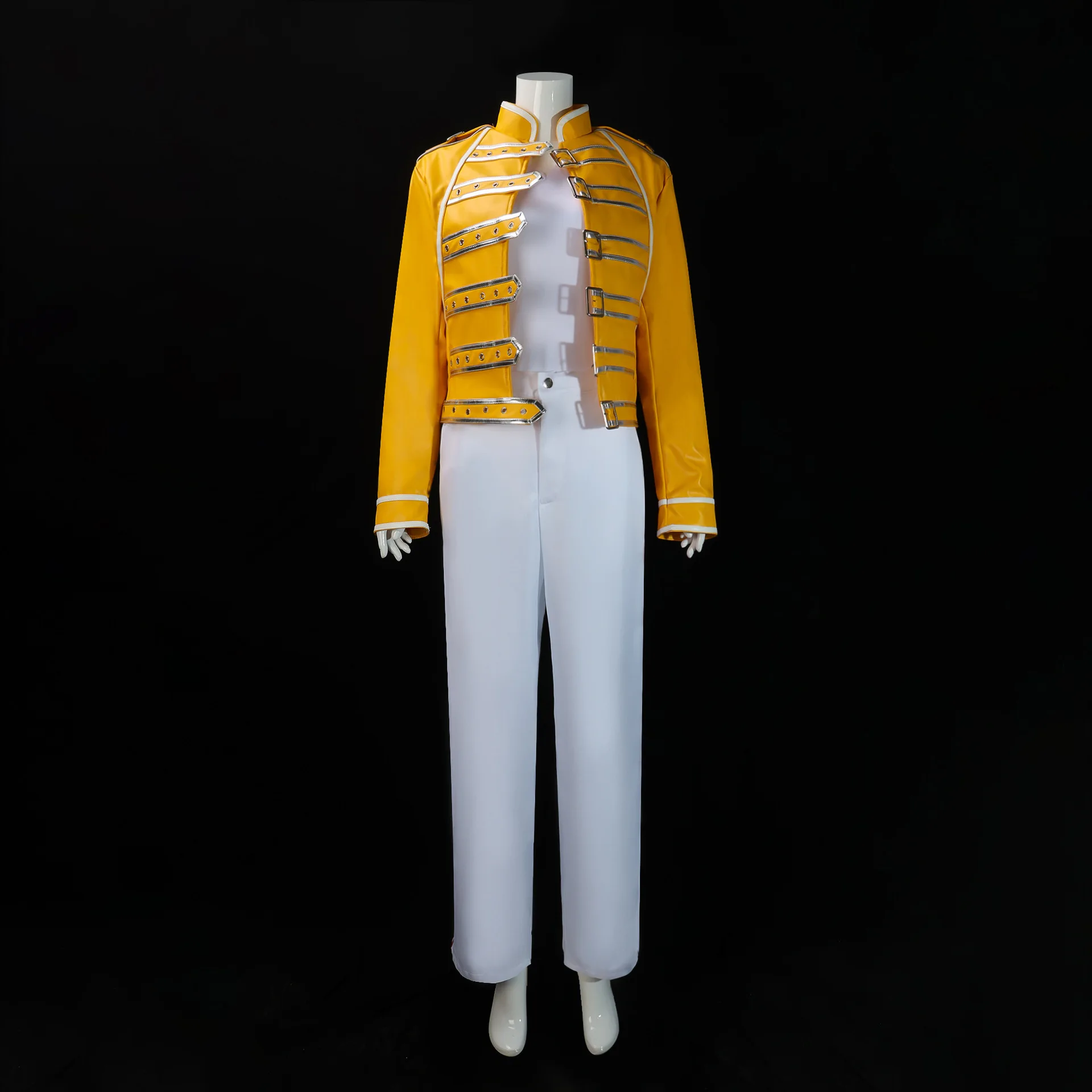 Queen Lead Vocals Freddie Mercury Costume Men Singer DJ Shirt Jacket Stage Performance Dance Star Cosplay Carnival Party Costume
Queen Lead Vocals Freddie Mercury Costume Men Singer DJ Shirt Jacket Stage Performance Dance Star Cosplay Carnival Party Costume
