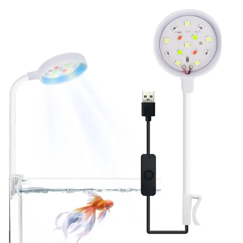 Fish Tank Clip Light 360 degree Rotation Clip On Lamp for Fish Tank Lighting Colorful Bendable Universal Hose Hose Clamp Light
Fish Tank Clip Light 360 degree Rotation Clip On Lamp for Fish Tank Lighting Colorful Bendable Universal Hose Hose Clamp Light