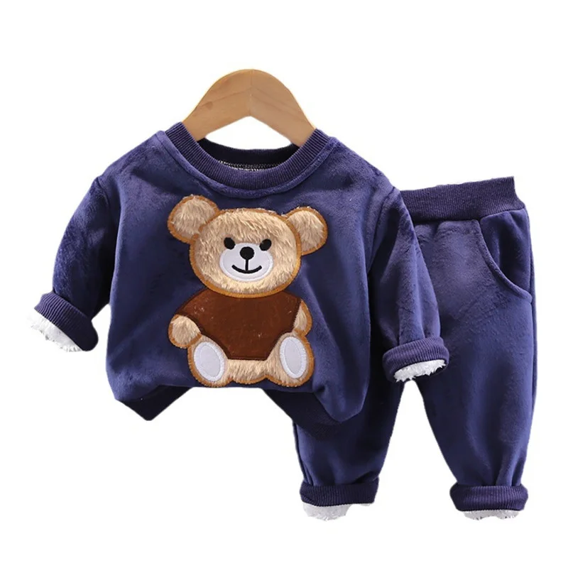 New Winter Baby Girls Clothes Suit Children Boys Cartoon Thicken T-Shirt Pants 2Pcs/Sets Toddler Fashion Costume Kids Sportswear
New Winter Baby Girls Clothes Suit Children Boys Cartoon Thicken T-Shirt Pants 2Pcs/Sets Toddler Fashion Costume Kids Sportswear