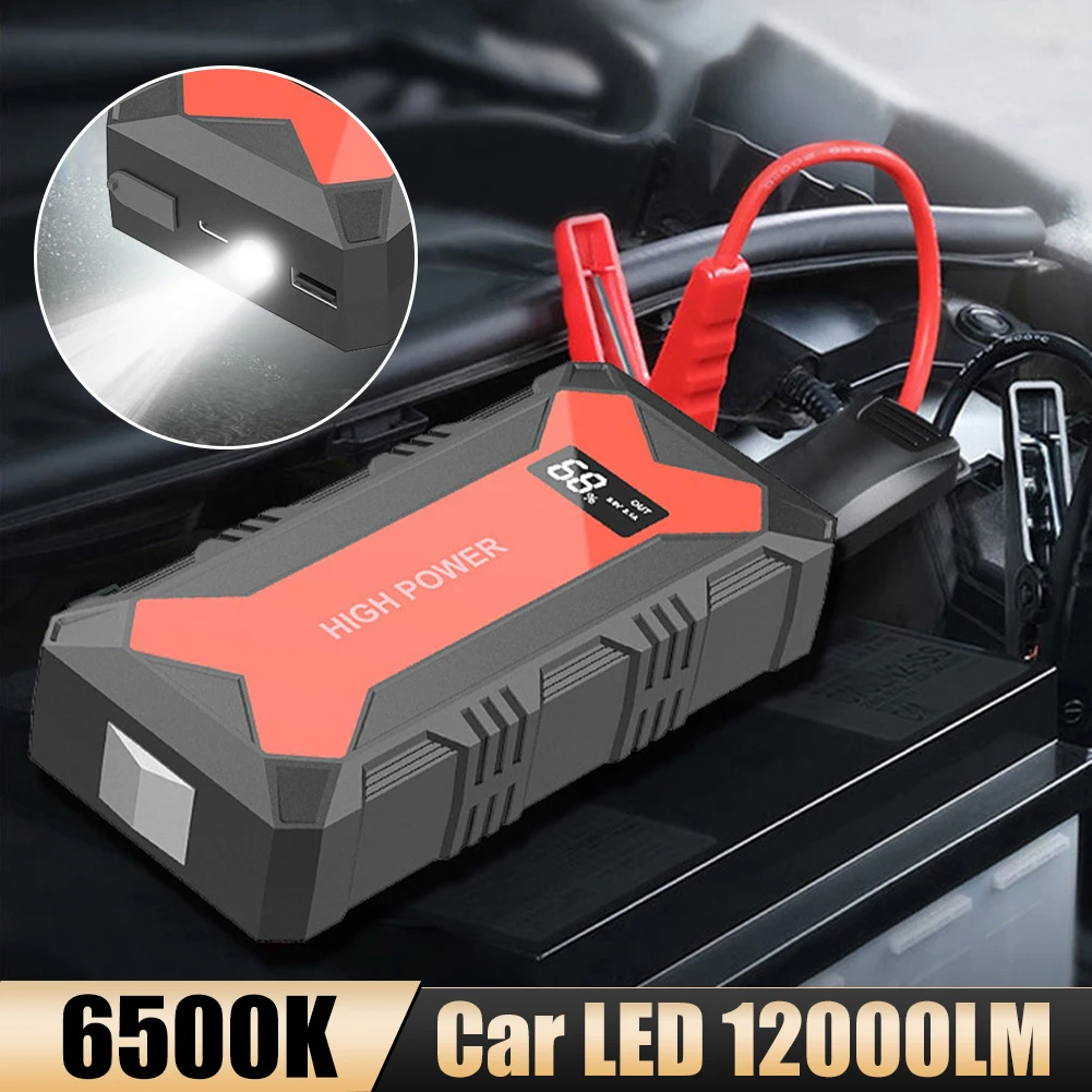 30000mAh 12V Car Jump Starter Power Bank 800A Starting Device Battery Car Auto Emergency Booster Charger Power Bank
30000mAh 12V Car Jump Starter Power Bank 800A Starting Device Battery Car Auto Emergency Booster Charger Power Bank