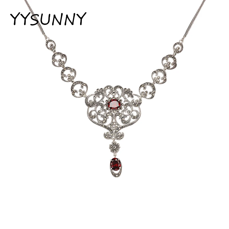 Женское ожерелье из серебра 925 пробы с марказитом 
Женское ожерелье из серебра 925 пробы с марказитом