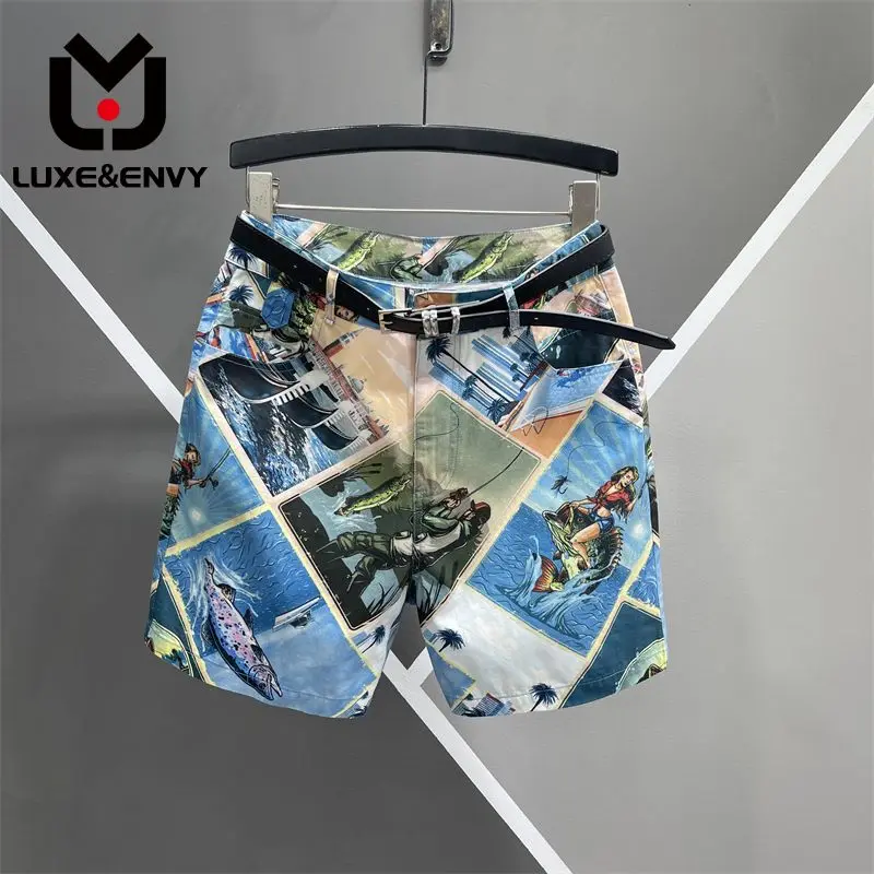 LUXE&ENVY Genjuku Style Contrast Color High Waist Denim Shorts European Goods Women's New Wide Leg Slim Trendy 2023 Autumn
LUXE&ENVY Genjuku Style Contrast Color High Waist Denim Shorts European Goods Women's New Wide Leg Slim Trendy 2023 Autumn