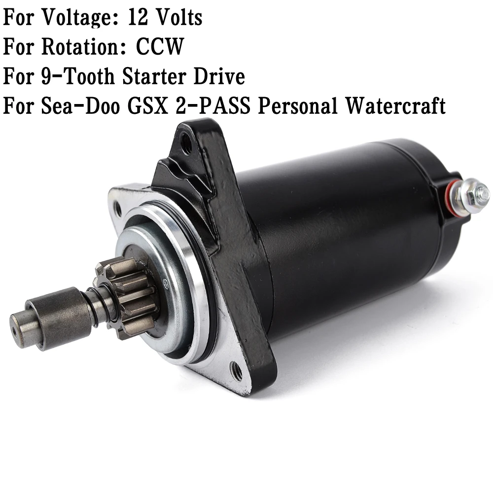 

8-Tooth Starter Motor For SeaDoo Sea-Doo GSX GTI LE GTX 3D RFI Sea Doo 278001497 278001936