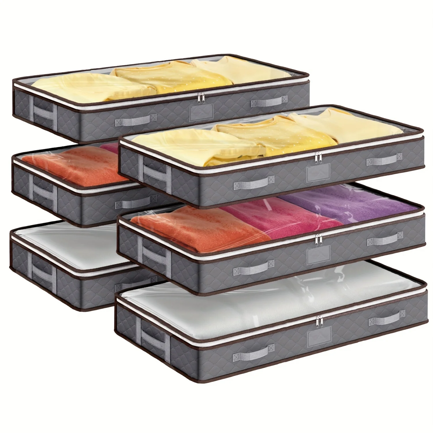 6 шт. под кровать, контейнеры для хранения под кроватью, вместительные контейнеры для хранения одежды с прозрачными окнами и усиленными H
6 шт. под кровать, контейнеры для хранения под кроватью, вместительные контейнеры для хранения одежды с прозрачными окнами и усиленными H