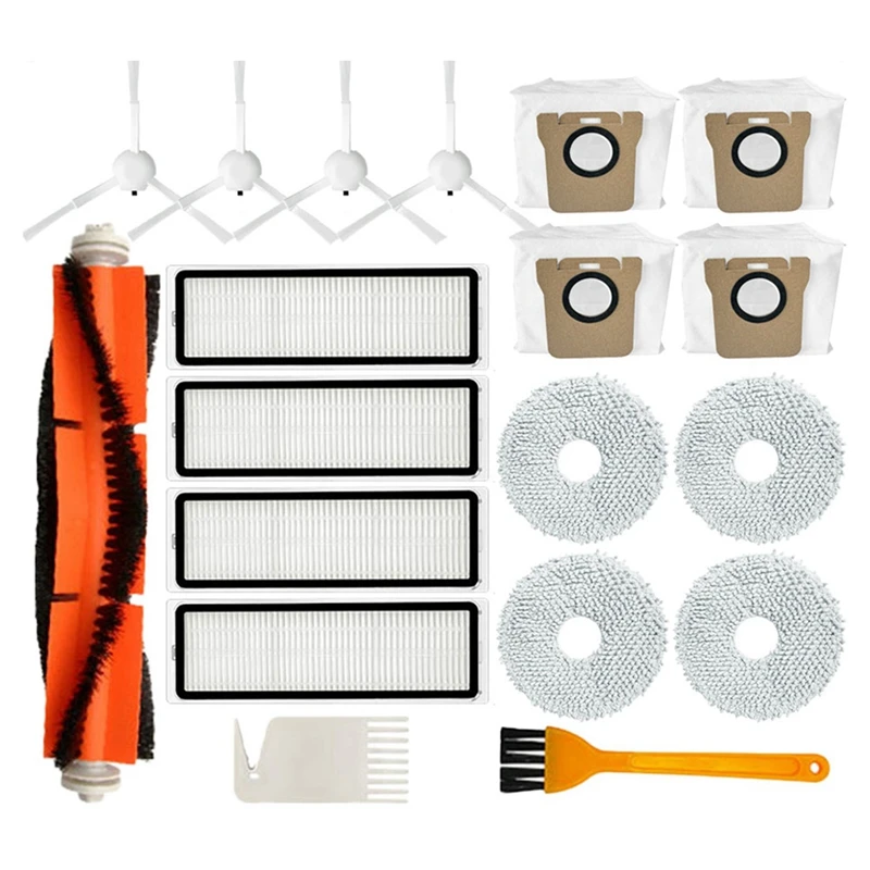 Main Side Brush Hepa Filter Dust Bag Mop Cloth As Shown Plastic For Xiaomi Robot Vacuum X10+ X10 Plus B101GL
Main Side Brush Hepa Filter Dust Bag Mop Cloth As Shown Plastic For Xiaomi Robot Vacuum X10+ X10 Plus B101GL