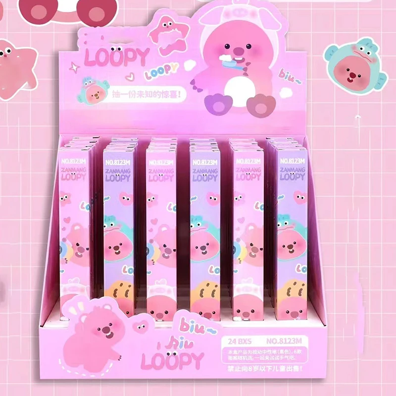 Miniso Kawaii Cartoon Loopy 0.5Mm Push Action Neutral Pen Black Water Pen Graffiti Printed Signature Pen for Student Stationery
Miniso Kawaii Cartoon Loopy 0.5Mm Push Action Neutral Pen Black Water Pen Graffiti Printed Signature Pen for Student Stationery
