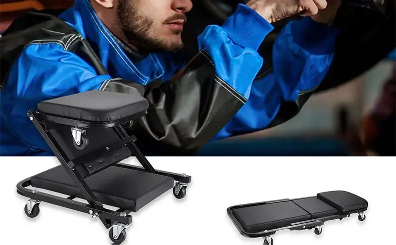 car Creeper Seats on Wheels Mechanic with Folding Design Flexible Thickly Pad Automotive comfortable and stable repair recliner
car Creeper Seats on Wheels Mechanic with Folding Design Flexible Thickly Pad Automotive comfortable and stable repair recliner