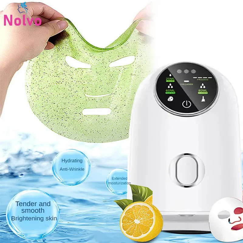 

Multi Functional Beauty Facial Mask Maker Machine Kin Care Beauty Acne Treatment Hydration Anti Aging With 32Pcs Collagen