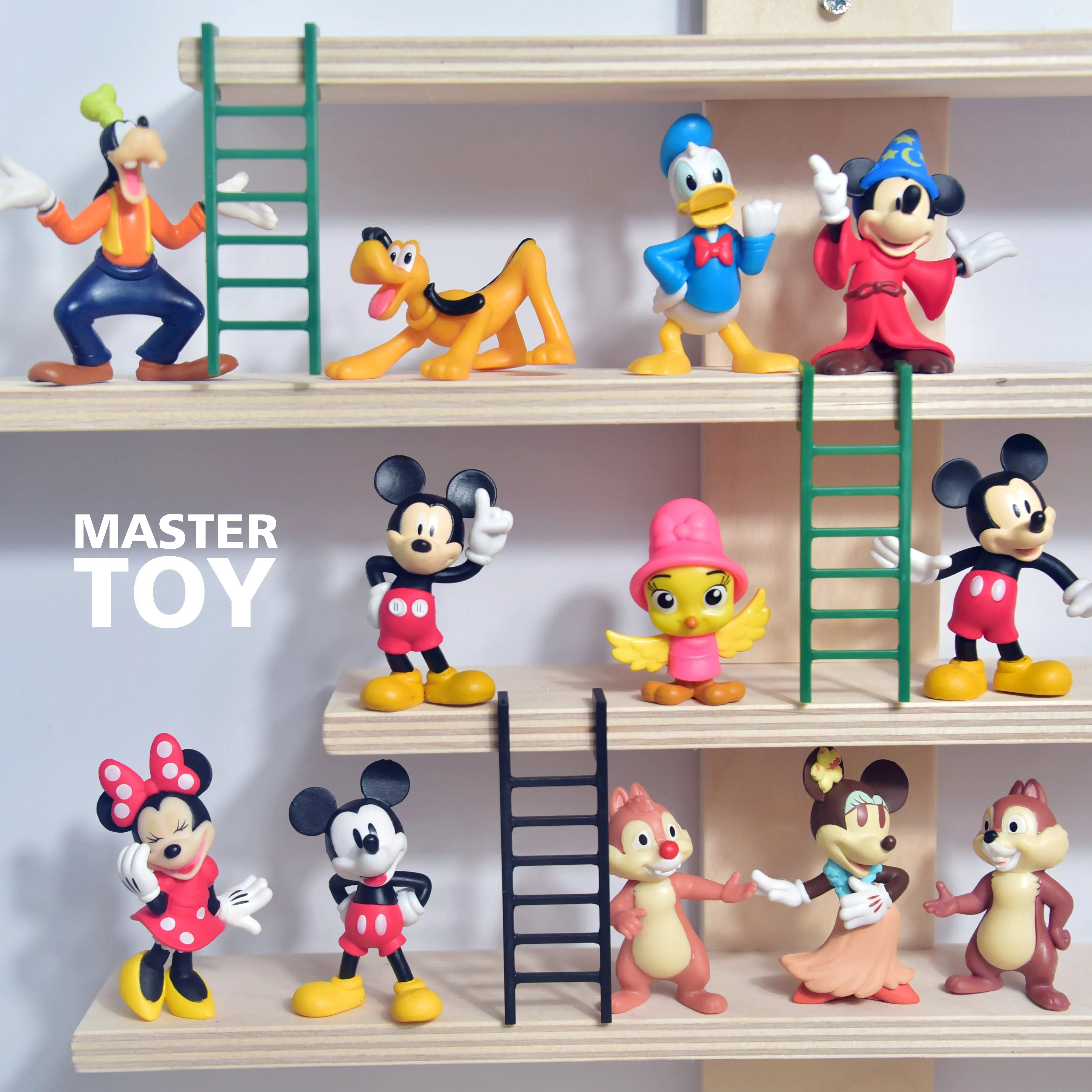 

Disney Mickey Mouse Minnie Goofy Plut Donald Duck Daisy Doll Gifts Toy Model Anime Figures Collect Ornaments