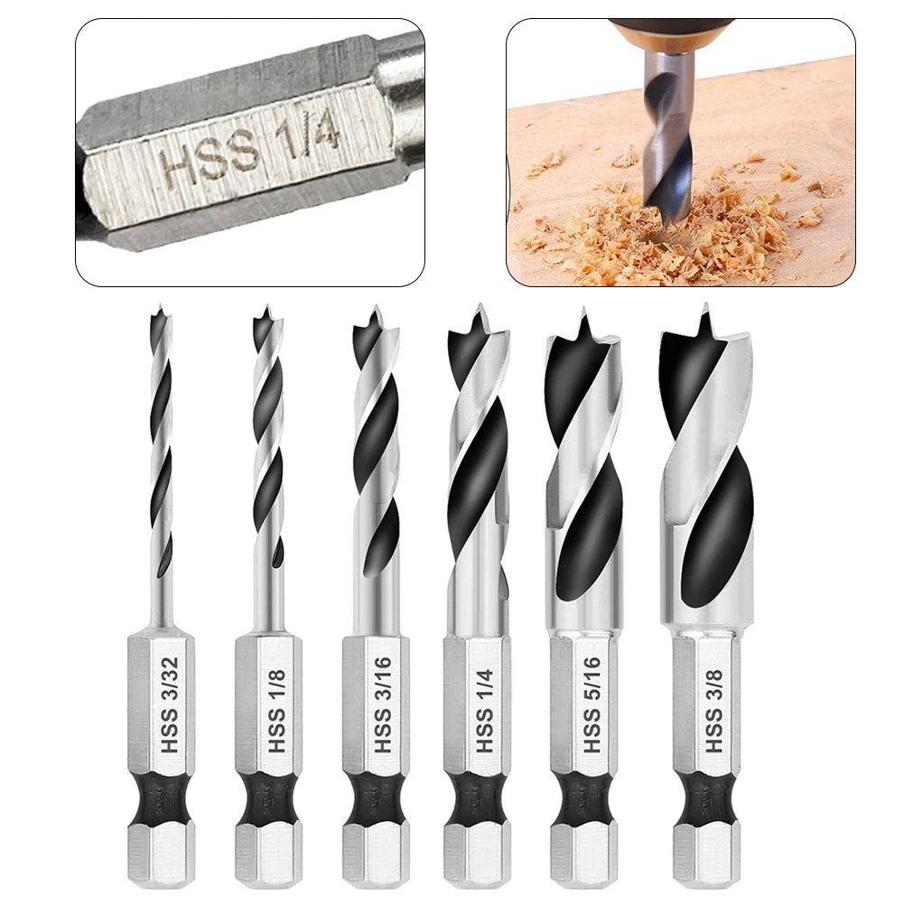 1pc Drill Bit Hex Shank 1/4Inch HSS 3-Point Stubby For Woodworking 3/32 1/8 3/16 1/4 5/16 3/8 Magnetism Power Tools Accessories
1pc Drill Bit Hex Shank 1/4Inch HSS 3-Point Stubby For Woodworking 3/32 1/8 3/16 1/4 5/16 3/8 Magnetism Power Tools Accessories
