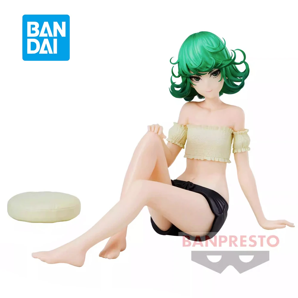 

In Stock Banpresto Relax Time One Punch-Man Senritsu No Tatsumaki 10Cm Original Genuine Anime Figure Pvc Mode Collectible Toys