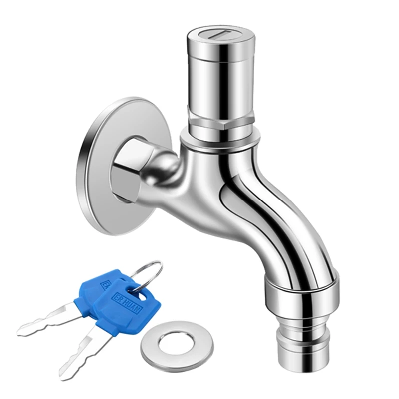 Big Deal Anti-Theft Faucet Water Tap With Lock Key Alloy Key Switch Faucet Bibcocks For Kitchen Outdoor Garden
Big Deal Anti-Theft Faucet Water Tap With Lock Key Alloy Key Switch Faucet Bibcocks For Kitchen Outdoor Garden