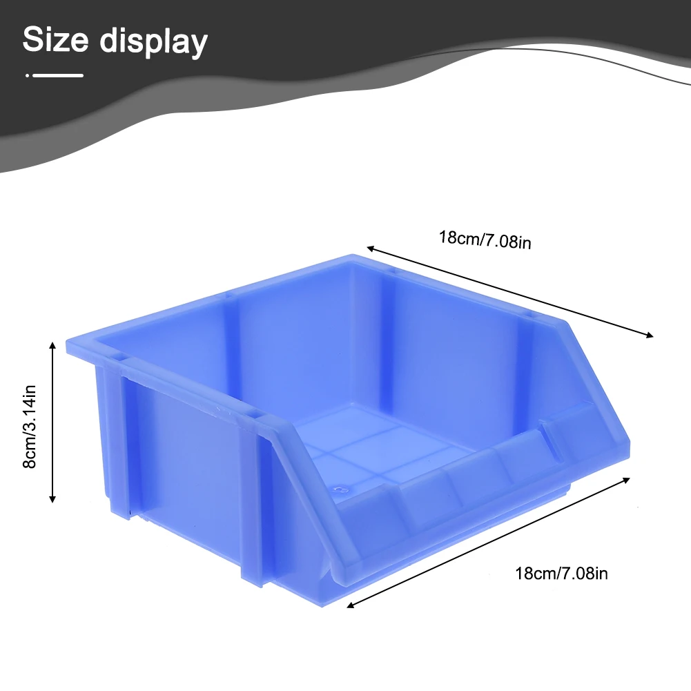 Stackable Plastic Hardware Parts Storage Boxes Tool Storage Box Screw Hardware Classification Case Workshop Goods Shelves
Stackable Plastic Hardware Parts Storage Boxes Tool Storage Box Screw Hardware Classification Case Workshop Goods Shelves