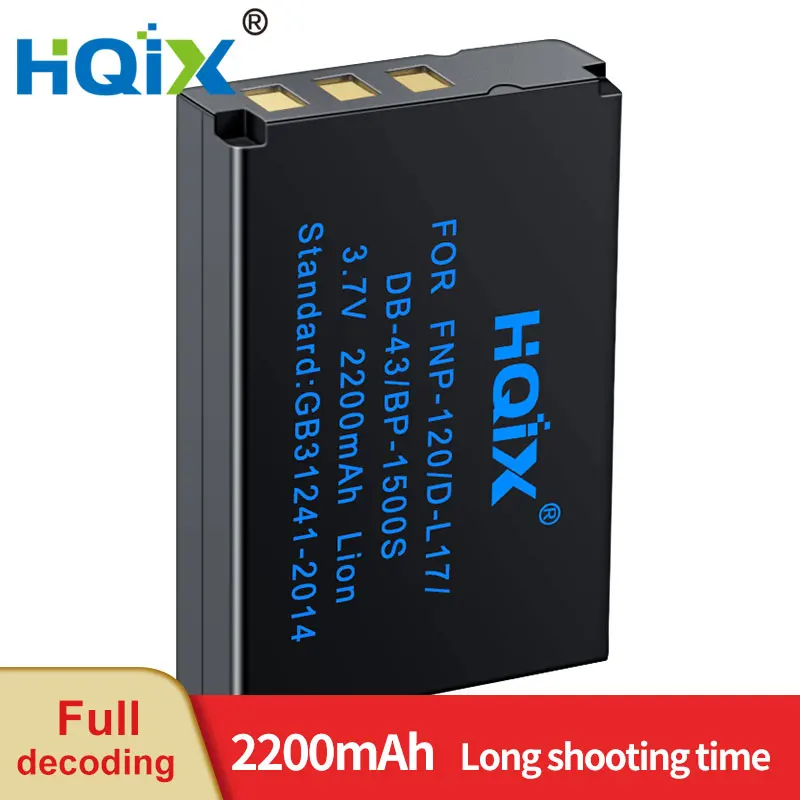 

HQIX for Praktica 20-Z35S 18-Z36C Camera NP-120/B Battery Charger