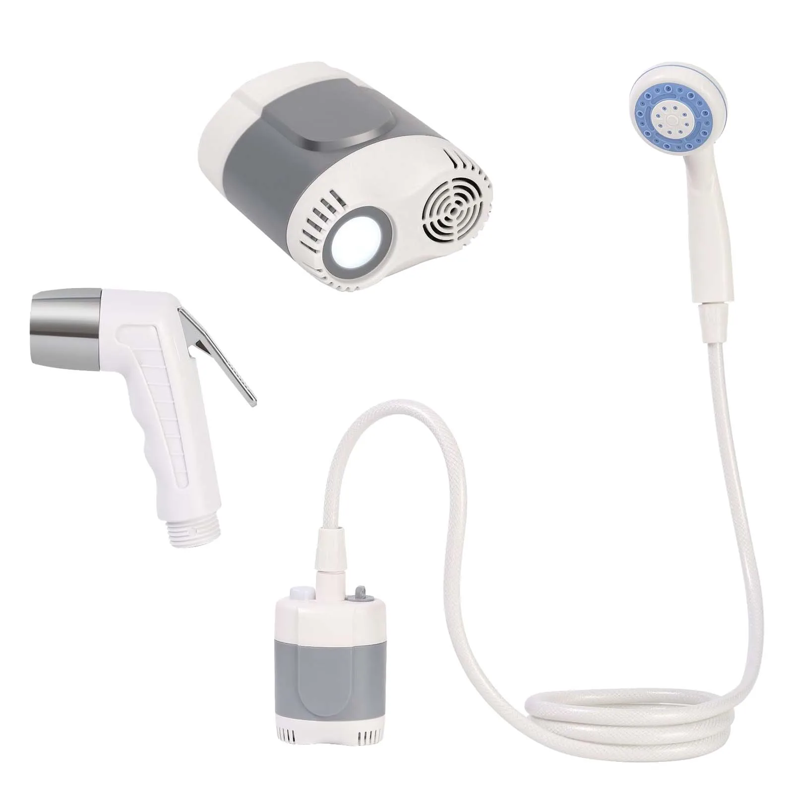 Portable Camping Shower With Hose Electric Rechargeable Outdoor Camp Showers With USB Cable For Pet Cleaning Taking Shower
Portable Camping Shower With Hose Electric Rechargeable Outdoor Camp Showers With USB Cable For Pet Cleaning Taking Shower