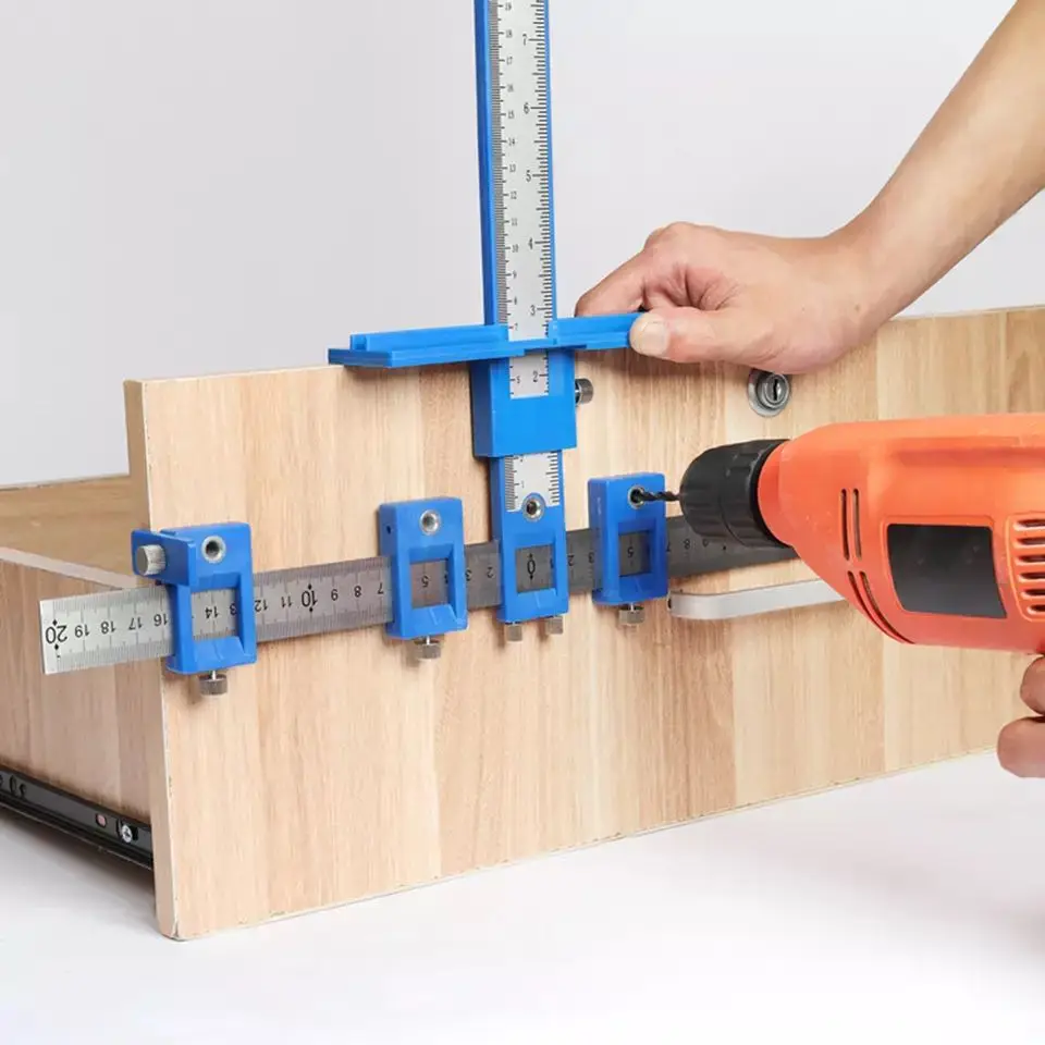 Woodworking Drill Punch Locator Jig Drill Guide Cabinet Handle Knob Template Locator Hole Punch Tool for Woodworking Dropship
Woodworking Drill Punch Locator Jig Drill Guide Cabinet Handle Knob Template Locator Hole Punch Tool for Woodworking Dropship