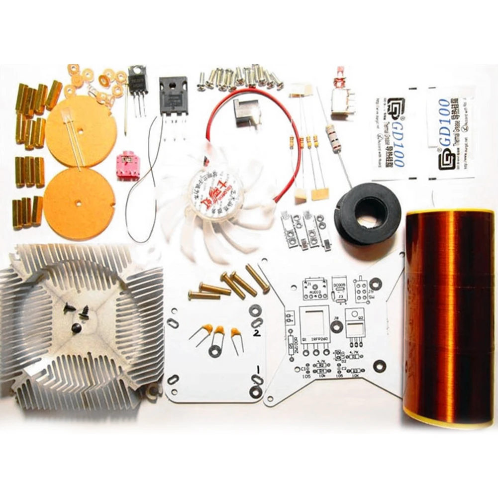 For Tesla Coil Module Kit Speaker Transmission Wireless + DIY Kit 240V-DC24V 2-3A 85 X 85 X 200 Mm Coil For Tesla
For Tesla Coil Module Kit Speaker Transmission Wireless + DIY Kit 240V-DC24V 2-3A 85 X 85 X 200 Mm Coil For Tesla