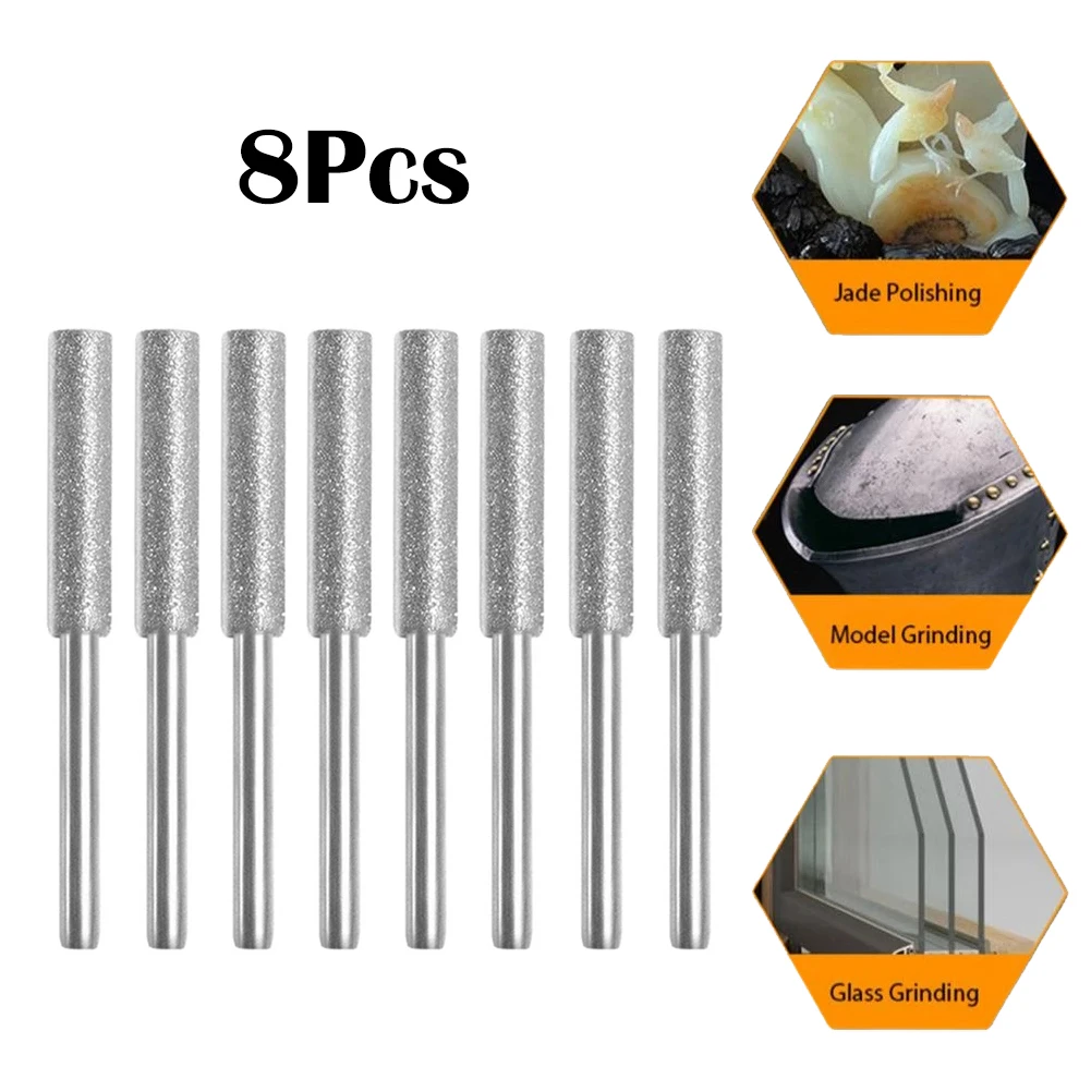 8PCS Diamond Coat Cylindrical Burr 4mm Chainsaw Sharpener Stone File Carving Tool Chain Saw Garden Power Tool Accessories
8PCS Diamond Coat Cylindrical Burr 4mm Chainsaw Sharpener Stone File Carving Tool Chain Saw Garden Power Tool Accessories