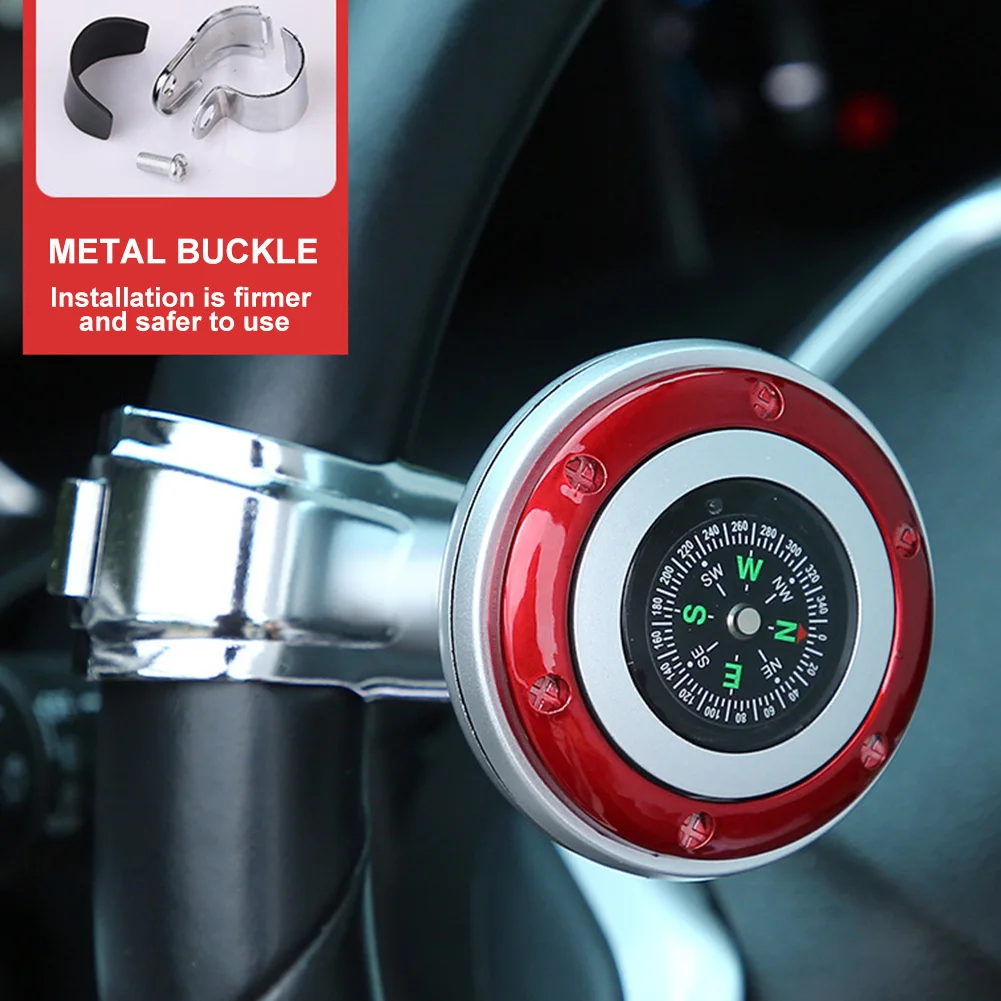1PCS Universal Steering Wheel Spinner Knob With Compass 360 Degree Steering Wheel Booster Ball Auto Replacement Accessories
1PCS Universal Steering Wheel Spinner Knob With Compass 360 Degree Steering Wheel Booster Ball Auto Replacement Accessories