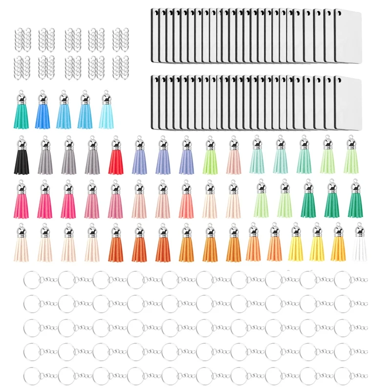 250 Pieces Rectangle Sublimation Keychain Blank Bulk, Sublimation Blank Keychain 2.4Inch Heat Transfer Blank Keychain
250 Pieces Rectangle Sublimation Keychain Blank Bulk, Sublimation Blank Keychain 2.4Inch Heat Transfer Blank Keychain