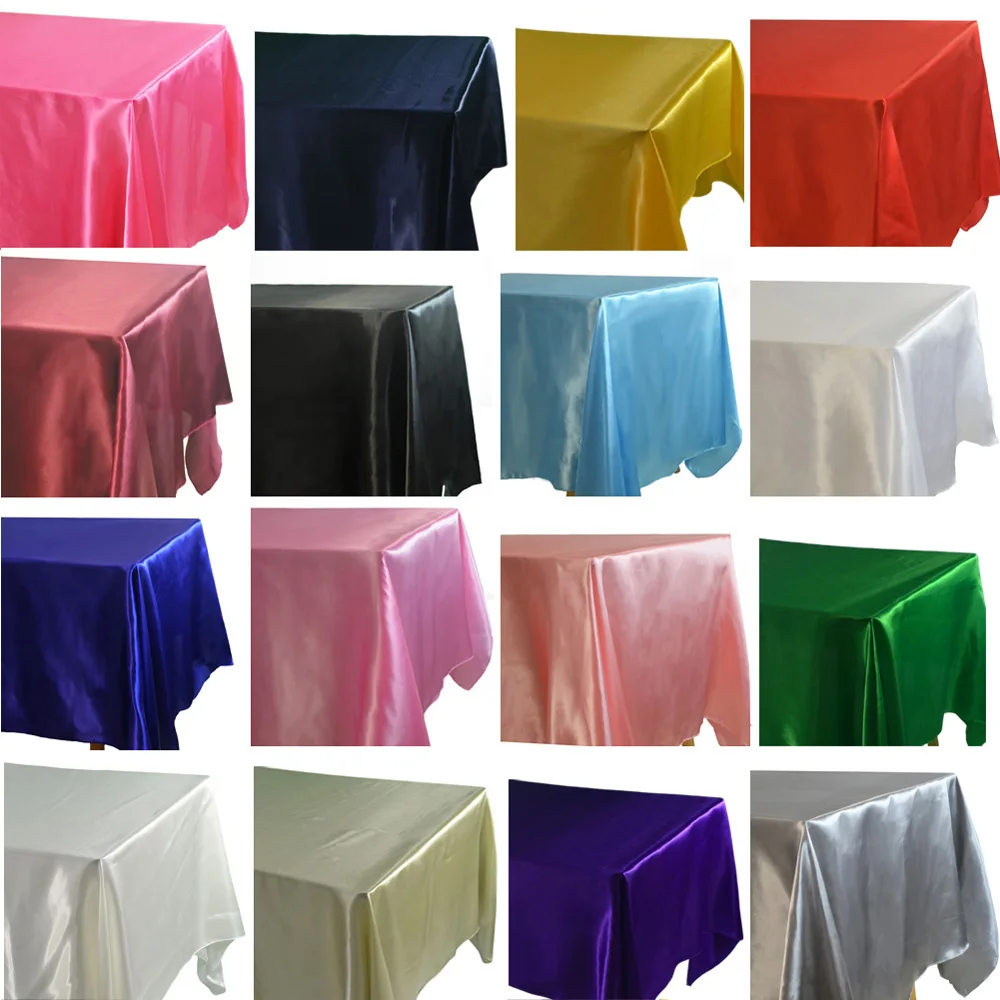 145x180cm Rectangle Satin Tablecloth Overlays Wedding Marriage Party Decoration Restaurant Dining/Coffee Christmas Table Cloth 11 Mallzona S0a8758b22dae40dfa3b2fc52f19a3bd4u 145x180cm Rectangle Satin Tablecloth Overlays Wedding Marriage Party Decoration Restaurant Dining/Coffee Christmas Table Cloth Mallzona