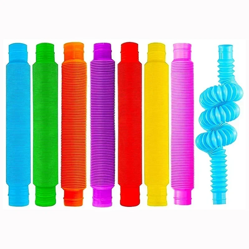 A Slice Large Pop Tubes Fidget Toys Sensory for Stress Anxiety Relief for Children Adults Learning Toys Toddlers Stretch Tube
A Slice Large Pop Tubes Fidget Toys Sensory for Stress Anxiety Relief for Children Adults Learning Toys Toddlers Stretch Tube