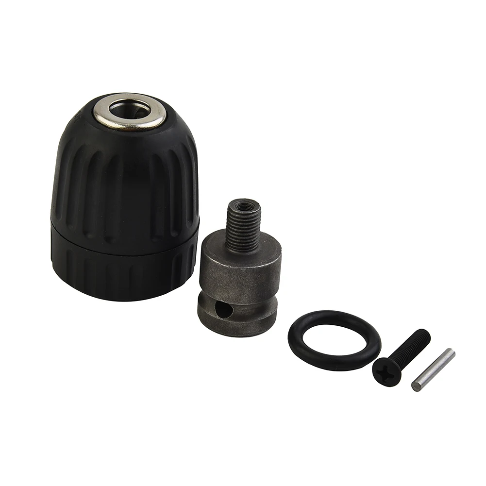 0.8-10mm Precise Keyless Drill Chuck Converter 3/8"-24UNF Thread Quick Change Adapter 1/2" Square Socket Shank
0.8-10mm Precise Keyless Drill Chuck Converter 3/8"-24UNF Thread Quick Change Adapter 1/2" Square Socket Shank