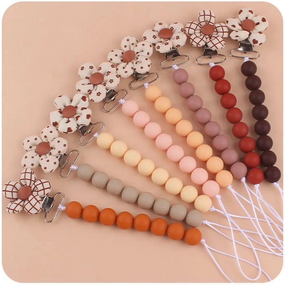 Baby Pacifier Clips Chain Newborn Silicone Beads Dummy Clip Holder Nipple Soother Chains Kids Teething Toys Chew Gifts BPA Free
Baby Pacifier Clips Chain Newborn Silicone Beads Dummy Clip Holder Nipple Soother Chains Kids Teething Toys Chew Gifts BPA Free
