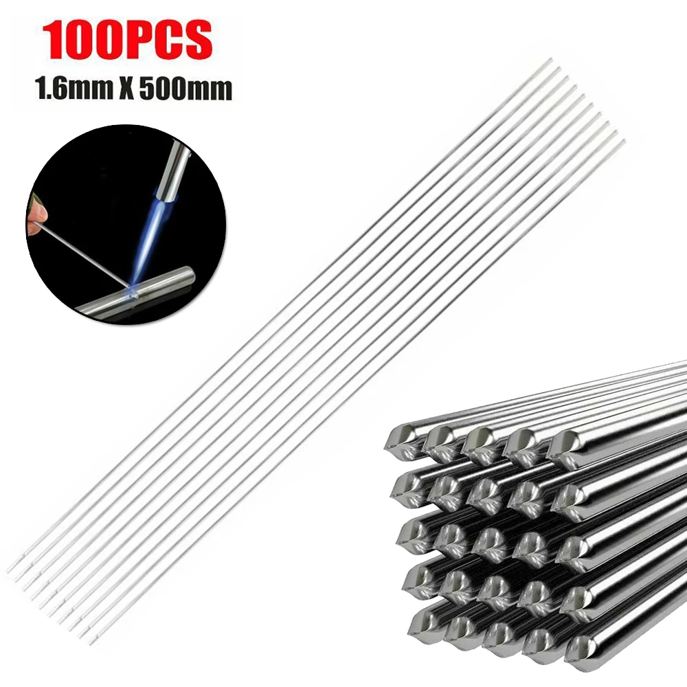 100pcs Aluminum Solution Welding Flux Cored Rods Wire Brazing Rod Low-Temperature Simple Welding Rods Easy Melt Solder Wire
100pcs Aluminum Solution Welding Flux Cored Rods Wire Brazing Rod Low-Temperature Simple Welding Rods Easy Melt Solder Wire