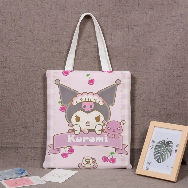 Sanrio Kuromi Kawaii Anime Girly Heart Baby Mama Portable Fashion Shopping Bag Cute Cartoon Large Capacity Handbag Toys for Kids
Sanrio Kuromi Kawaii Anime Girly Heart Baby Mama Portable Fashion Shopping Bag Cute Cartoon Large Capacity Handbag Toys for Kids