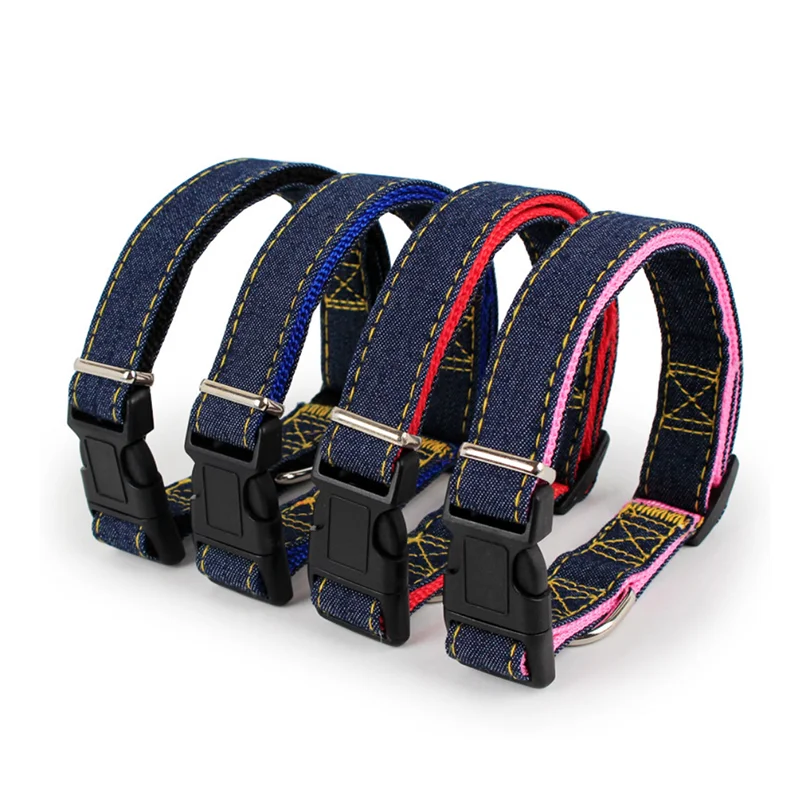 Dog Collar Denim Personalized Quick Release Type Pet Collars for Small Medium Large Dogs Walking Training Dog Accessories
Dog Collar Denim Personalized Quick Release Type Pet Collars for Small Medium Large Dogs Walking Training Dog Accessories