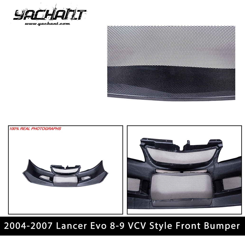 

Carbon Fiber VCV Style Front Bumper Fit For 2004-2007 Lancer Evolution 8-9 Front Bumper