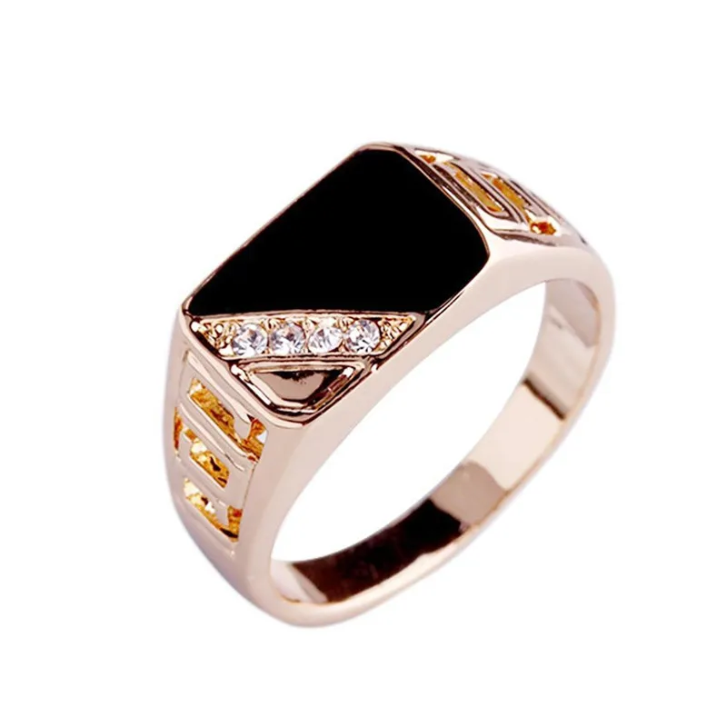 Size 6-10 Classic Gold-Color Rhinestone Men Ring Black Enamel Male Finger Rings 3 Colors 2023 New
Size 6-10 Classic Gold-Color Rhinestone Men Ring Black Enamel Male Finger Rings 3 Colors 2023 New