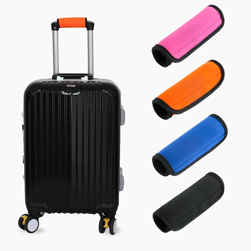 

Comfortable Luggage Handle Cover Neoprene Suitcase Wrap Grip Soft Identifier Stroller Armrest Protective Cover Handle Protective