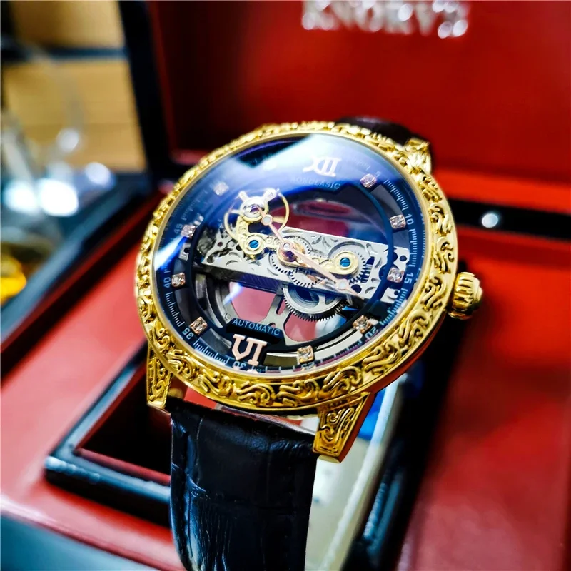 AOKULASIC Fashion Automatic Mechanical Watches Mens Luxury Brand Classic Design Hollow Business Waterproof Watch Men 2023 NEW
AOKULASIC Fashion Automatic Mechanical Watches Mens Luxury Brand Classic Design Hollow Business Waterproof Watch Men 2023 NEW