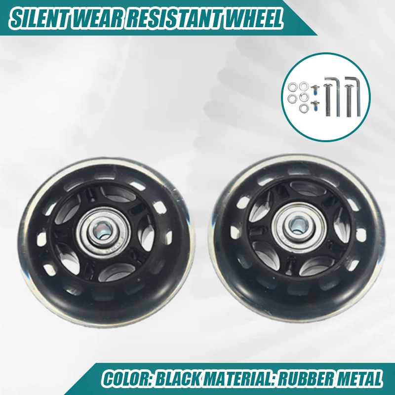 70×24mm Rubber Luggage Wheels Durable Replacement Wheels Travel Luggage Wheel Suitcase Wheels with Screw Bag Accessories Parts
70×24mm Rubber Luggage Wheels Durable Replacement Wheels Travel Luggage Wheel Suitcase Wheels with Screw Bag Accessories Parts