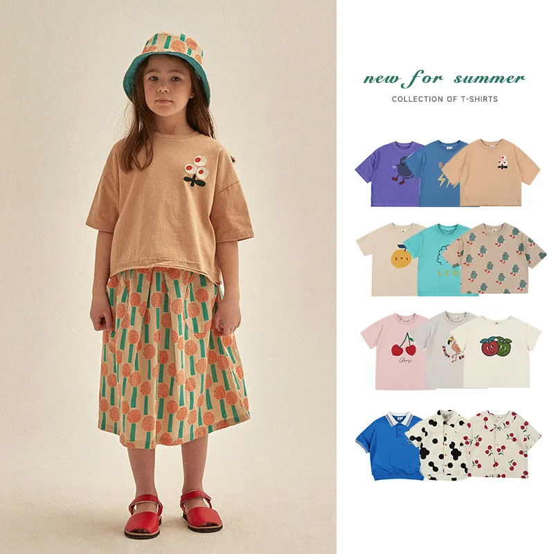 Children's T-Shirt 2022 Summer Korean Version Unisex Baby Boys and Girls Cute Versatile Casual Cartoon Printed Short Sleeved Top
Children's T-Shirt 2022 Summer Korean Version Unisex Baby Boys and Girls Cute Versatile Casual Cartoon Printed Short Sleeved Top