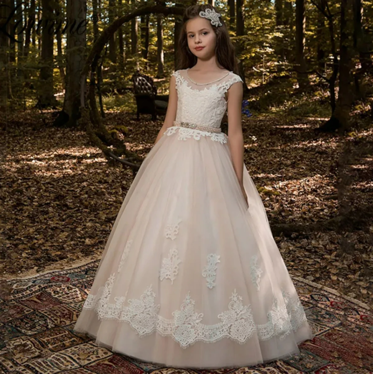 

Цветочное платье для девочки розовое пушистое Тюлевое кружевное свадебное платье с открытой спиной милый цветок детское платье для первого эухаристического дня рождения подарок для девочки