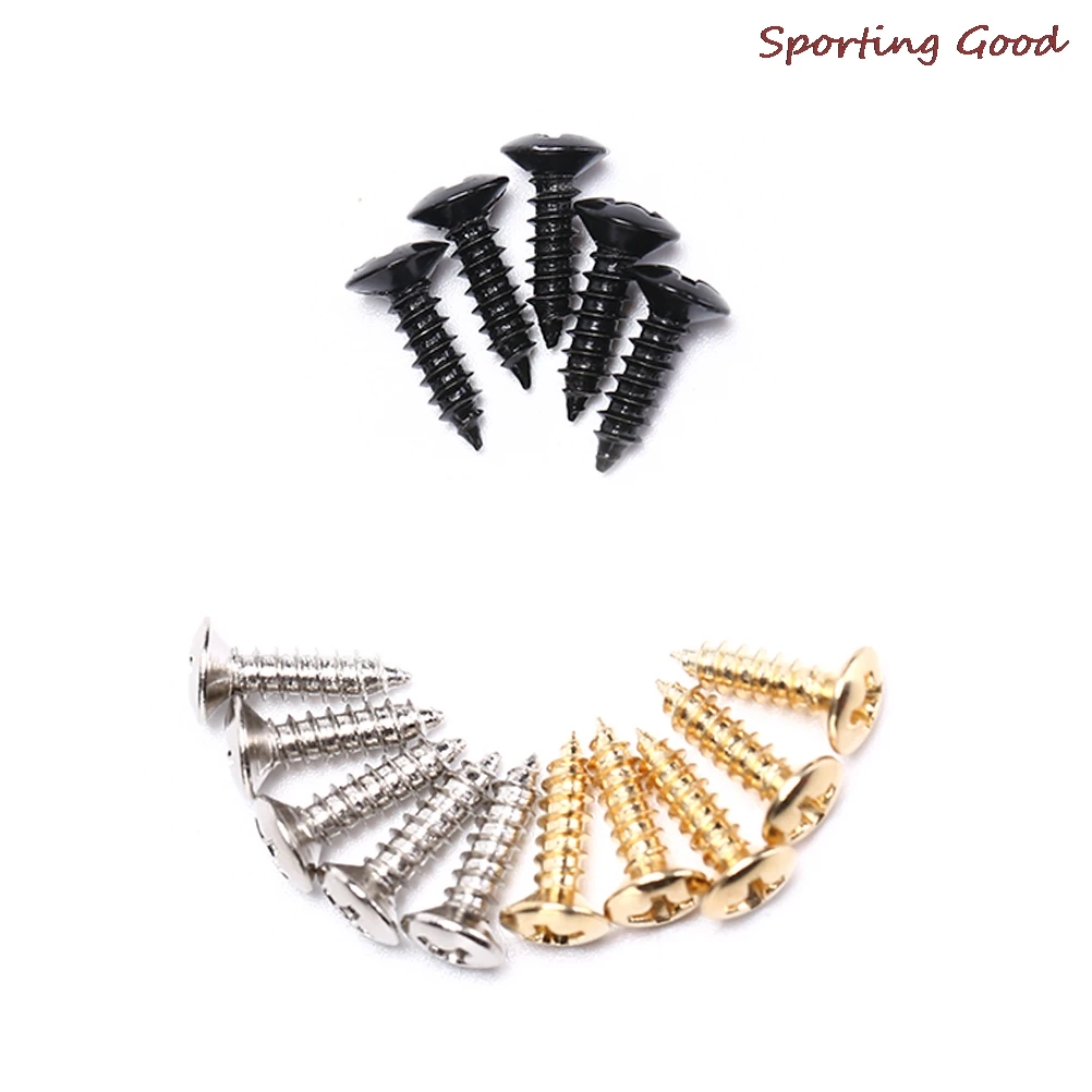 25PCS 3x12mm Electric Guitar Screws For Pickguard Back Plate Mount DIY Luthier Tool Gold Silver Balck Color
25PCS 3x12mm Electric Guitar Screws For Pickguard Back Plate Mount DIY Luthier Tool Gold Silver Balck Color