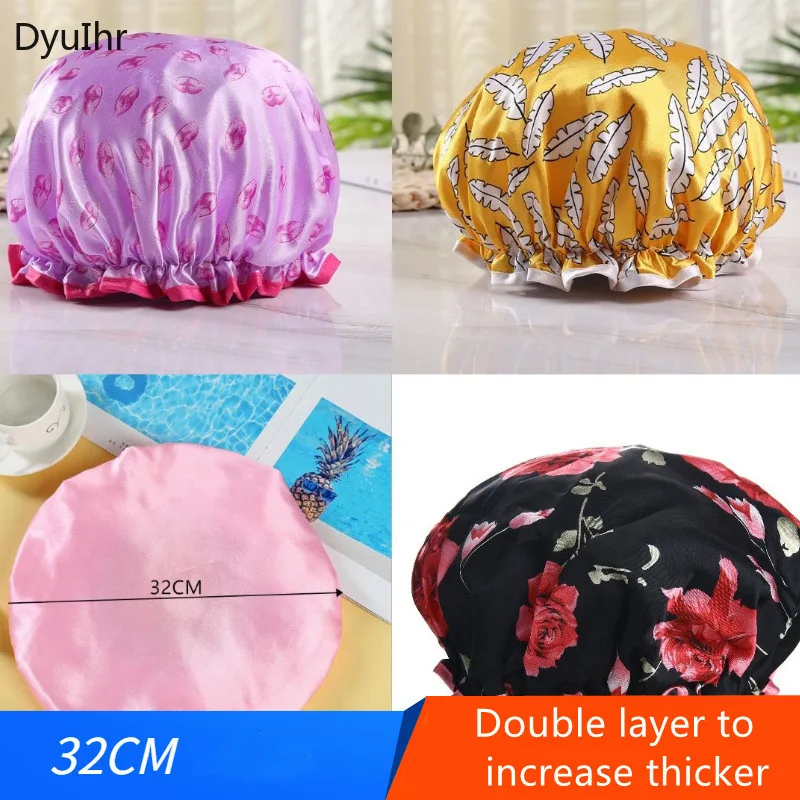 Creative Increase Thicken Printed Shower Cap Travel Portable Double-layer Shampoo Cap Kitchen Waterproof and Oil-proof Hair Cap
Creative Increase Thicken Printed Shower Cap Travel Portable Double-layer Shampoo Cap Kitchen Waterproof and Oil-proof Hair Cap