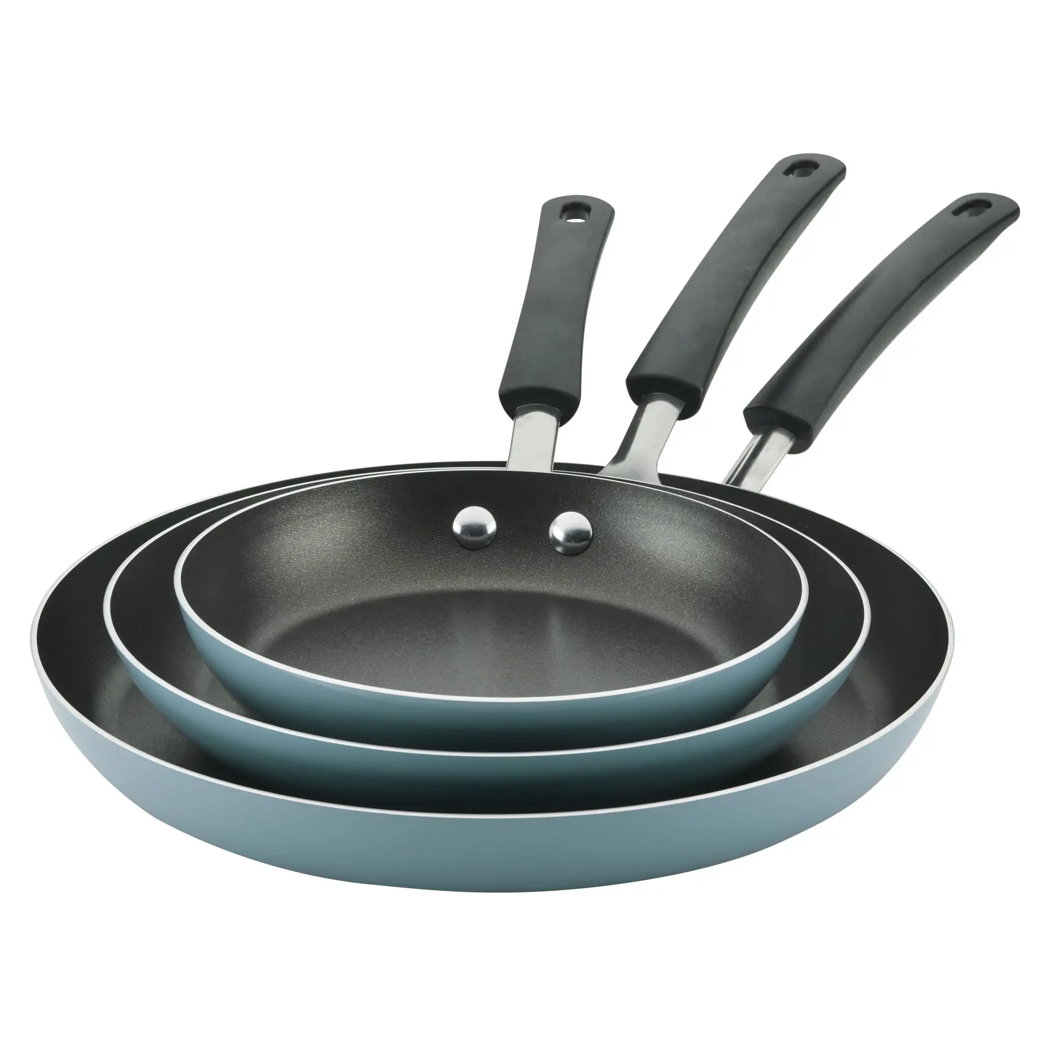 Farberware 3 Piece Set Easy Clean Aluminum Nonstick Frying Pans/Fry Pans/Skillet, Aqua
Farberware 3 Piece Set Easy Clean Aluminum Nonstick Frying Pans/Fry Pans/Skillet, Aqua