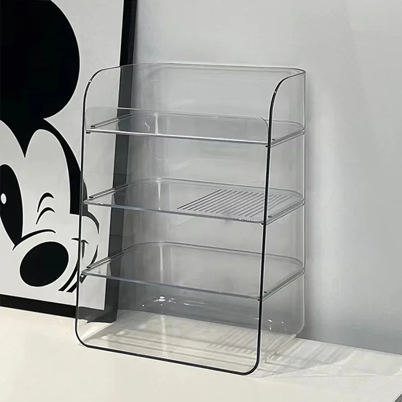 Desktop Stationery Cosmetics Storage Shelf Light Luxury Multi-Layer Storage Bedroom Dresser Storage Shelf Desk Accessories
Desktop Stationery Cosmetics Storage Shelf Light Luxury Multi-Layer Storage Bedroom Dresser Storage Shelf Desk Accessories