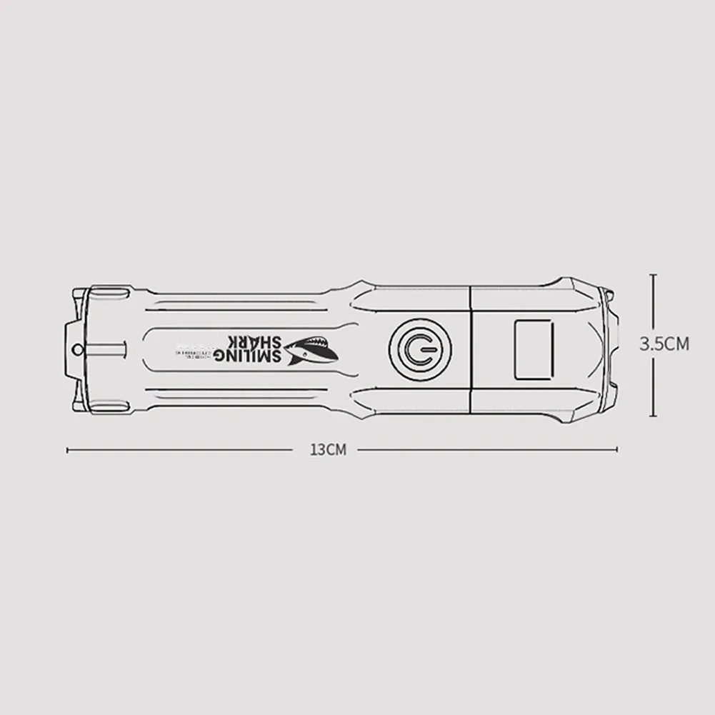 Rechargeable Work Searchlight Xhp70 Most Powerful LED Flashlight USB Zoom Torch ABS Strong Light Small Focusing Flashlight 500m
Rechargeable Work Searchlight Xhp70 Most Powerful LED Flashlight USB Zoom Torch ABS Strong Light Small Focusing Flashlight 500m