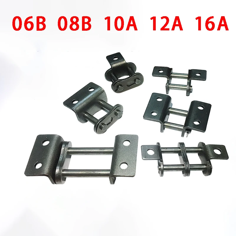06B 08B 10A 12A Bent Plate Conveyor Chain Connector,Single Double Holes Roller Drive Chain With Attachment Chain Buckle
06B 08B 10A 12A Bent Plate Conveyor Chain Connector,Single Double Holes Roller Drive Chain With Attachment Chain Buckle