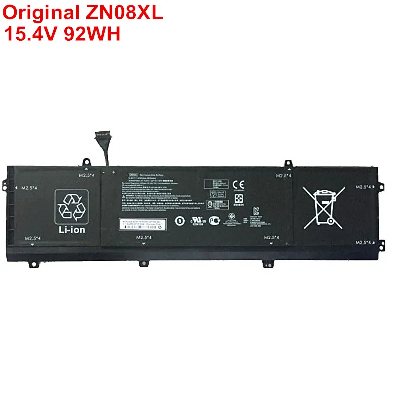 

92Wh 15.4V 8Cell New Genuine ZN08XL Laptop Battery For HP Zbook Studio G4 HSTNN-DB7U 907428-2C1 907584-850 907584-852 Batteria